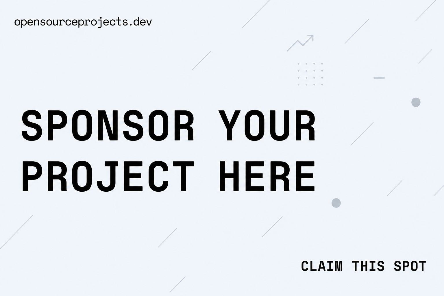 Sponsor your project here